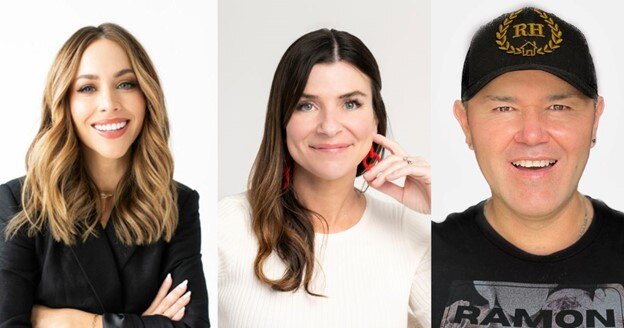 From left to right: Jaclyn Johnson, Natalie Papier, Ramon Valdez